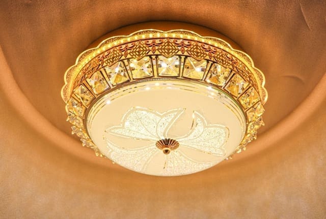 Peacock Chandelier Ceiling Lights 1036-400 Round With Bluetooth