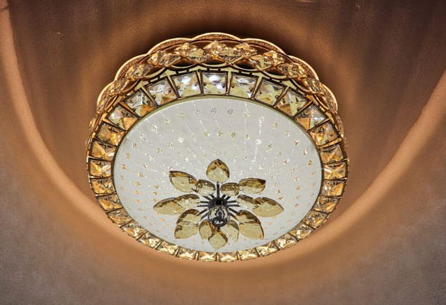 Peacock Chandelier Ceiling Lights 5002-400 Round With Bluetooth