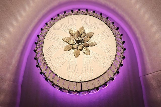 Peacock chandelier ceiling light 2506-500 Round with bluetooth