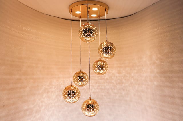 Swanart Hanging Ceiling Lights 8720-6 GD