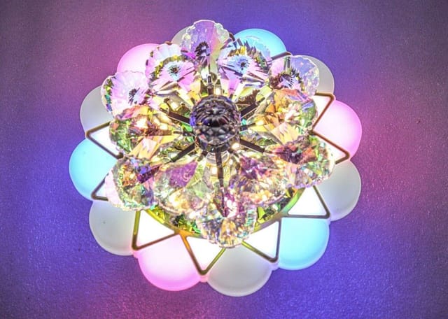 Swanart A2069 10 Watts Chandelier & Wall Light Multicolour, Round