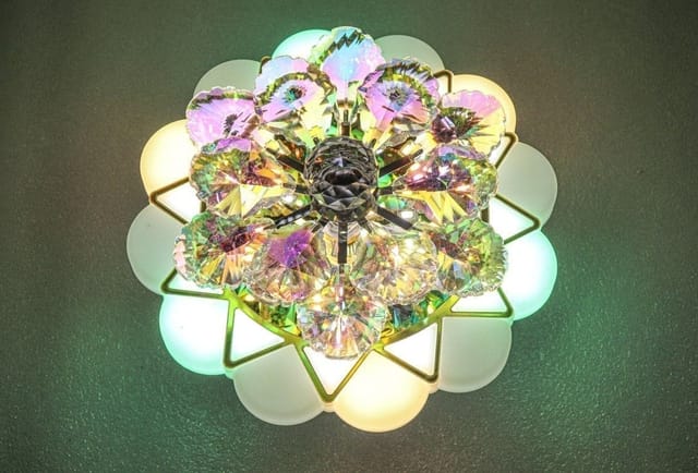 Swanart A2069 10 Watts Chandelier & Wall Light Multicolour, Round