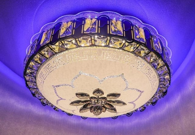 Peacock Chandelier Ceiling Lights 9011-500 with Bluetooth