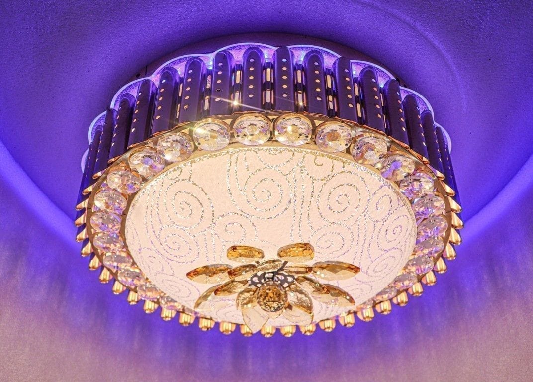 Peacock Chandelier Ceiling Lights 9008-400 with Bluetooth