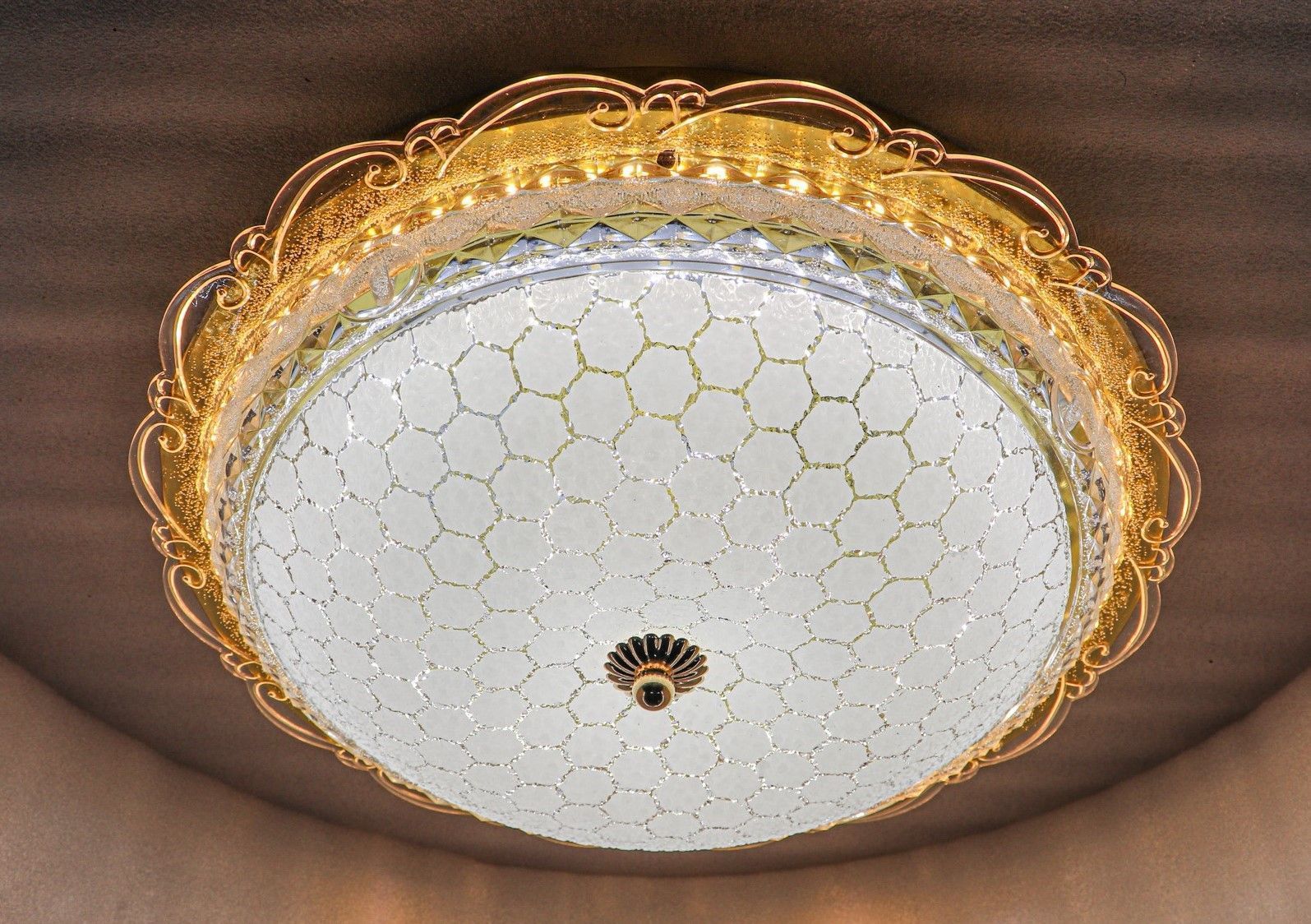 Swanart Chandelier Ceiling Round Light 16 inch with Bluetooh System 1001-400