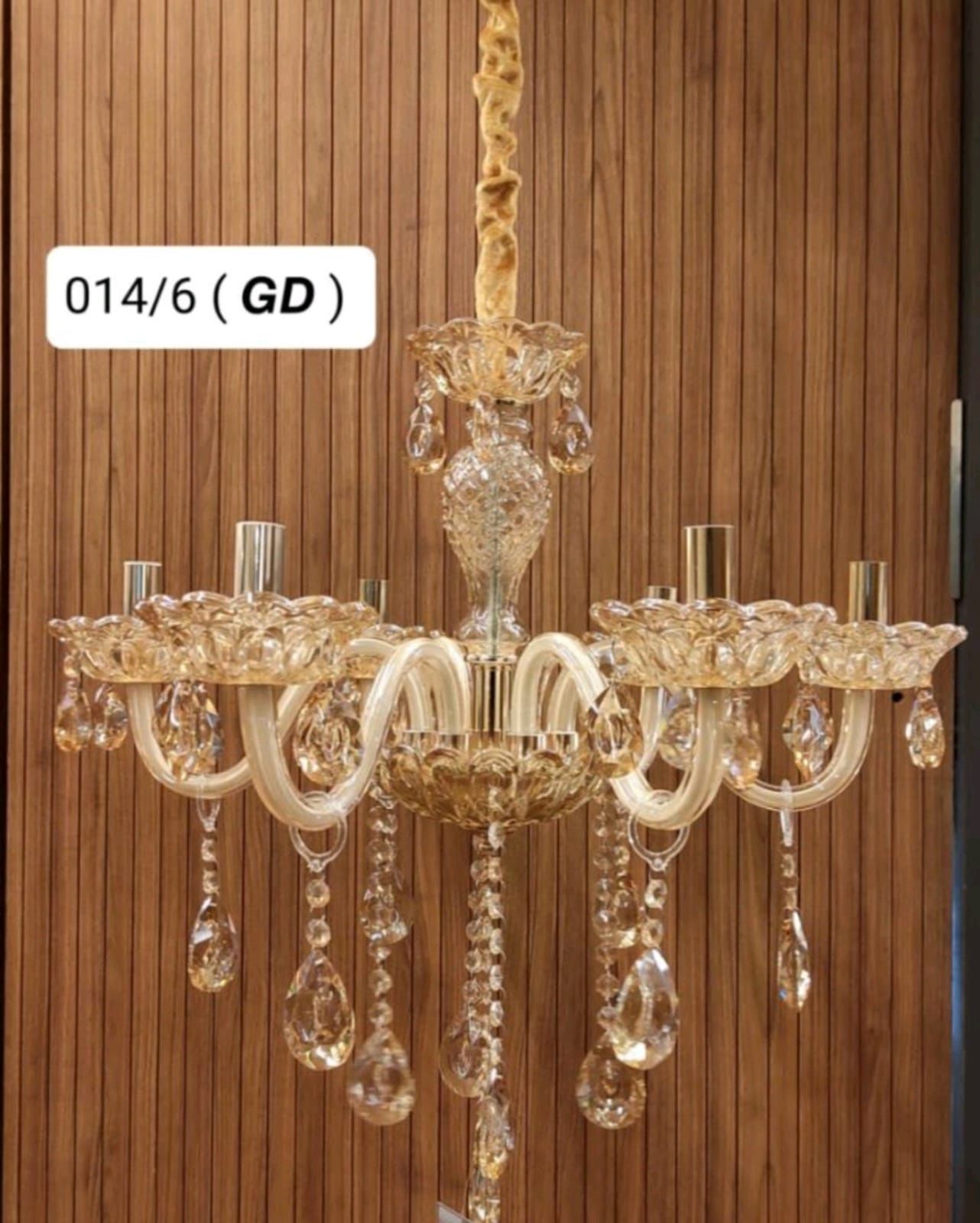 Swanart Chandelier Ceiling Light 014-6 GD