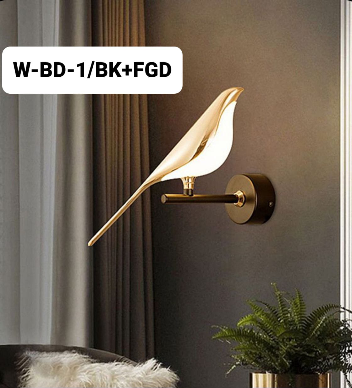 Swanart Modern Chirpy Wall Light for Living Room, Bedroom, Dining Area,| Globe Wall Light Fixture | Fancy Lights for Wall, Wall Lamps for Home Decor