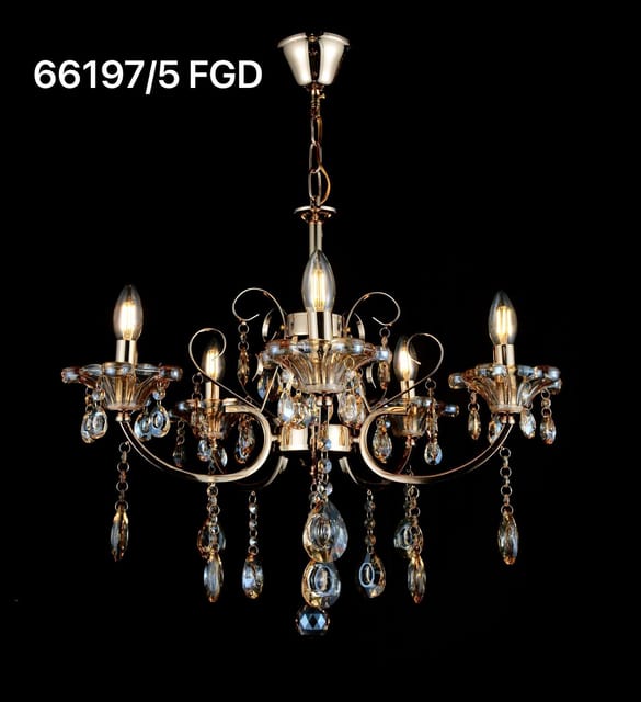 Swanart 5 Bulb Italian Chandelier Light: Timeless Craftsmanship & Radiant Elegance | Illuminate Your Home with Opulence