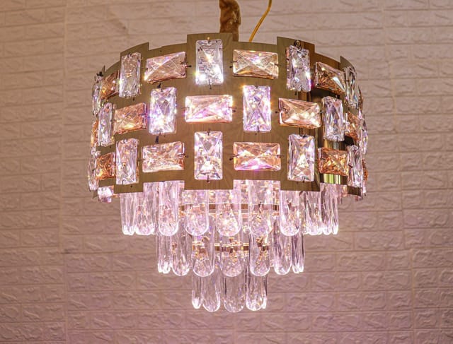 Swanart Dazzling Cascade: 3-Tier Crystal Pendant Light for Stunning Illumination 6315-400