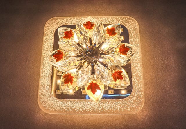 Swanart Crystal Moving Flower Chandelier & Wall Light - Exquisite Elegance for Your Home