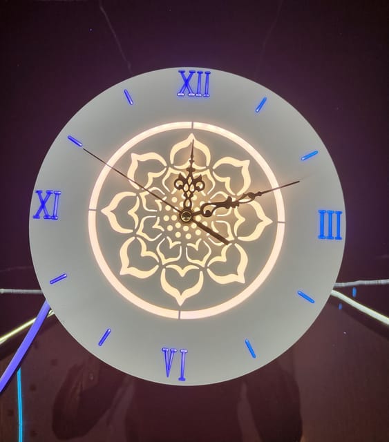 Swanart LED Wall Clock Light: Sleek, Modern Illumination for Every Room