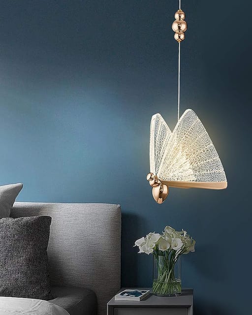 Swanart Elegant Butterfly Pendant Light - Whimsical Home Decor