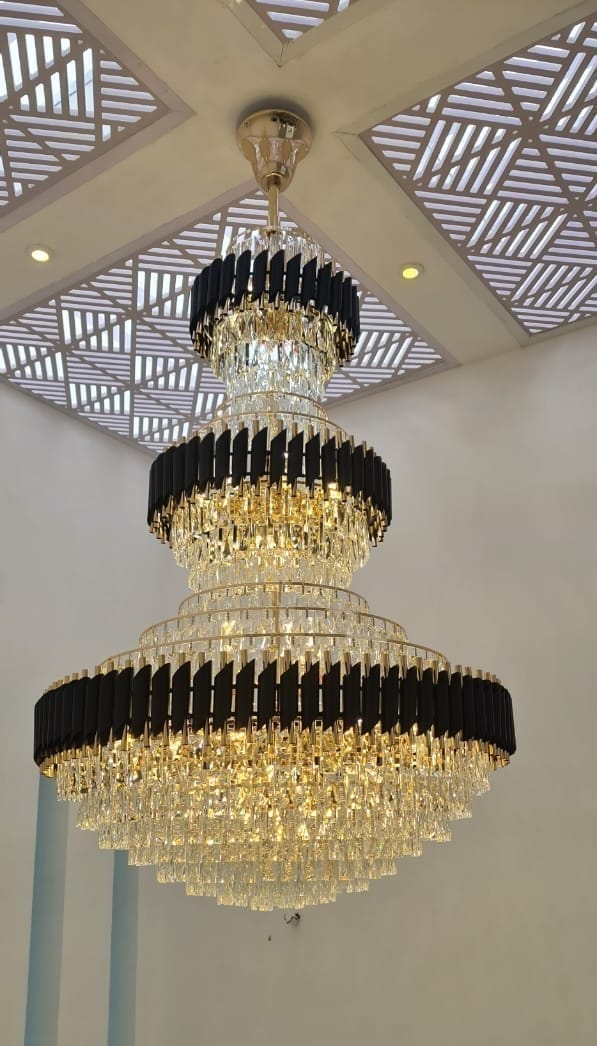 Grand Duplex Crystal Chandelier - Illuminate Your Space