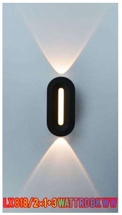 Modern Black Outdoor LED Wall Light – Energy-Efficient Exterior Lighting