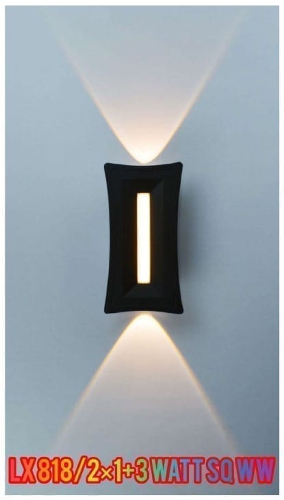 Modern Black Outdoor LED Wall Light – Energy-Efficient Exterior Lighting