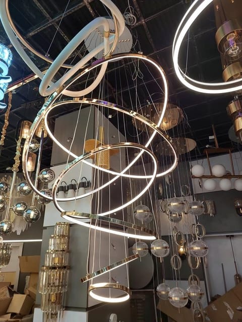 6 Ring Chandelier